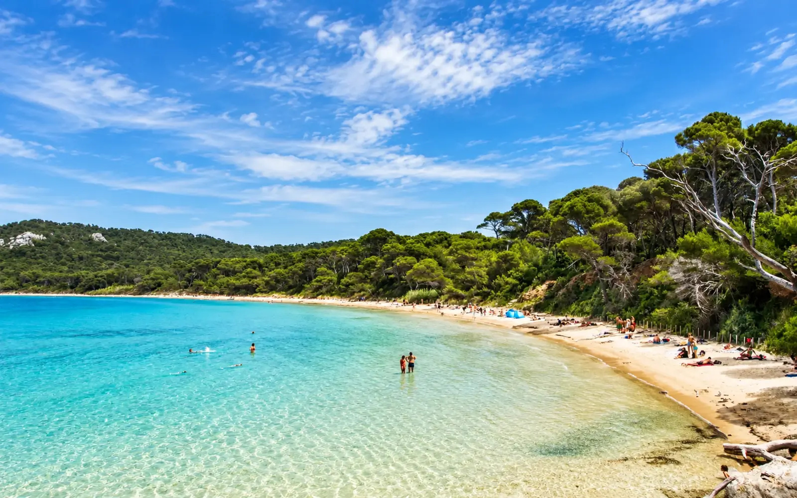 Playa Notre-Dame en Porquerolles