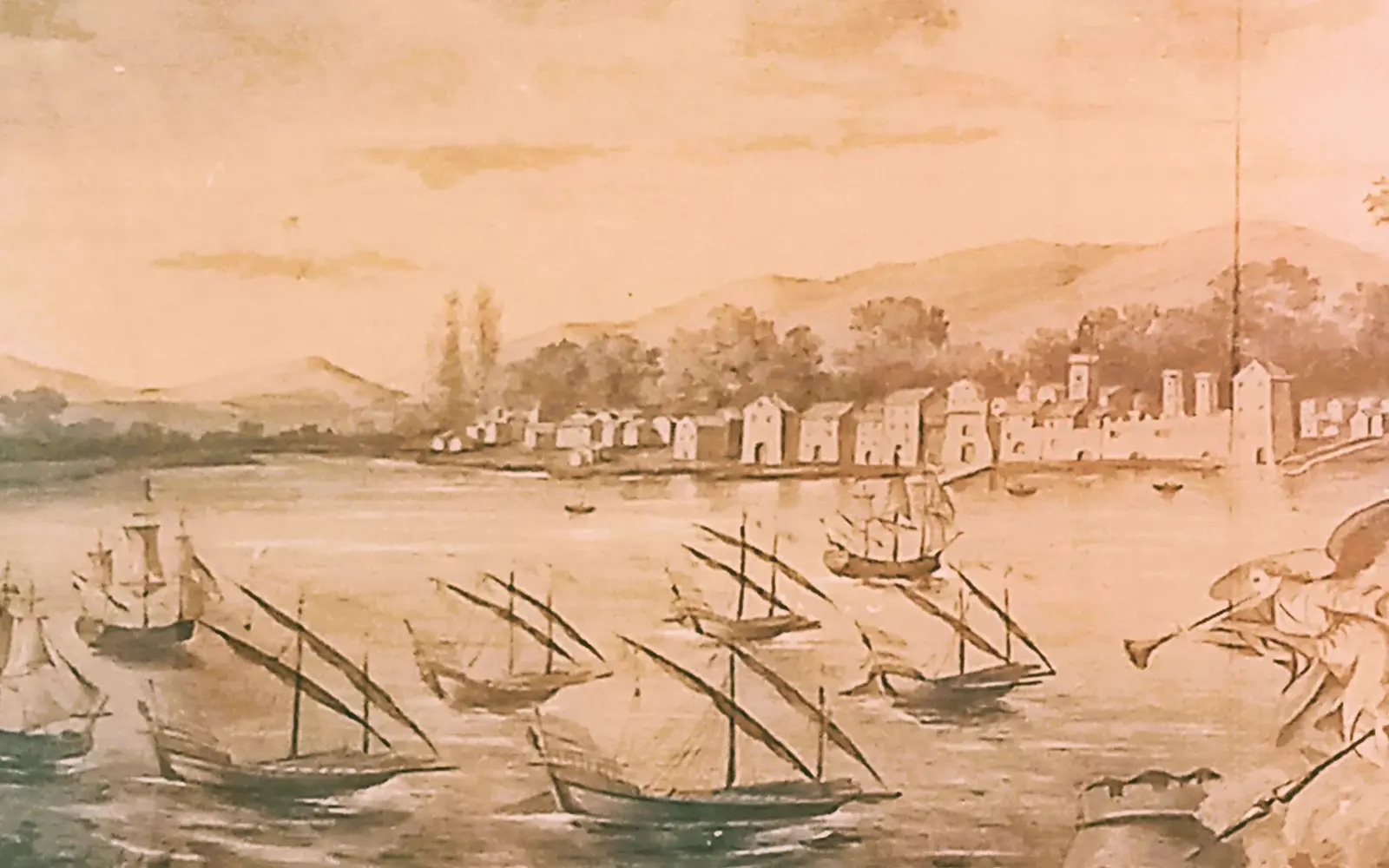 Vue historique de Toulon &mdash; document d&rsquo;archive